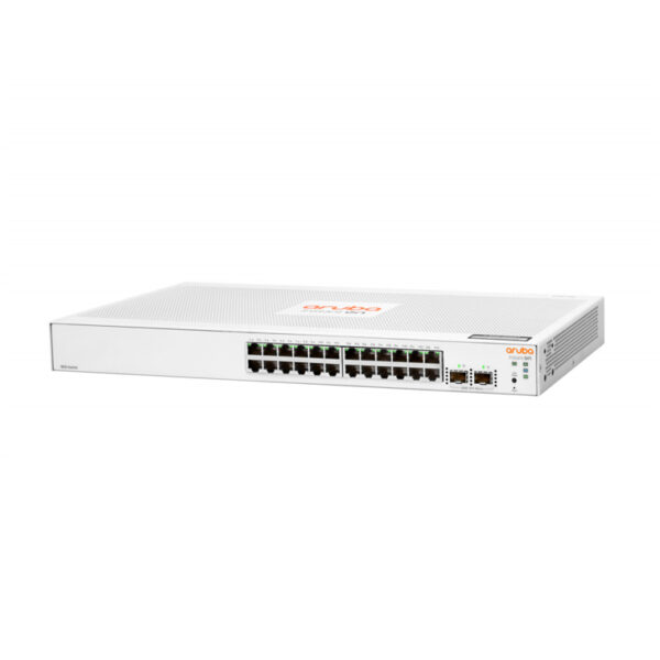 Switch Aruba Gigabit Ethernet Instant On 1830, 24 Puertos 10/100/1000Mbps + 2 Puertos SFP, 52 Gbit/s, 16000 Entradas - Gestionado