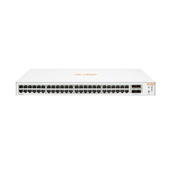 Switch Aruba Gigabit Ethernet Instant On 1830, 48 Puertos 10/100/1000Mbps + 4 Puertos SFP, 104 Gbit/s, 16.000 Entradas - Gestionado