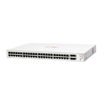 Switch Aruba Gigabit Ethernet Instant On 1830, 48 Puertos 10/100/1000Mbps + 4 Puertos SFP, 104 Gbit/s, 16.000 Entradas – Gestionado