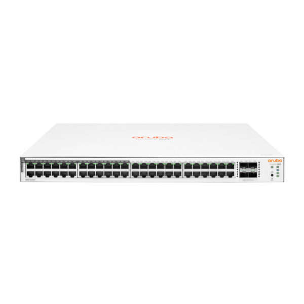 Switch Aruba Gigabit Ethernet Instant On 1830, 48 Puertos PoE 10/100/1000Mbps + 4 Puertos SFP, 104 Gbit/s, 16.000 Entradas - Gestionado