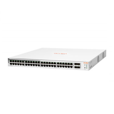 Switch Aruba Gigabit Ethernet Instant On 1830, 48 Puertos PoE 10/100/1000Mbps + 4 Puertos SFP, 104 Gbit/s, 16.000 Entradas – Gestionado