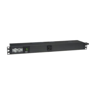 Tripp Lite PDU Monofásico con Medidor Digital, 15A 120V, para Instalación Horizontal en 1U de Rack | PDUMH15