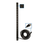Tripp Lite PDUV15 PDU Monofásico Básico, 15A 120V, para Instalación Vertical de 0U en Rack