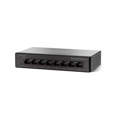Switch Cisco Fast Ethernet SF110D-08, 8 Puertos 10/100Mbps, 1.6 Gbit/s, 1000 Entradas – No Administrable