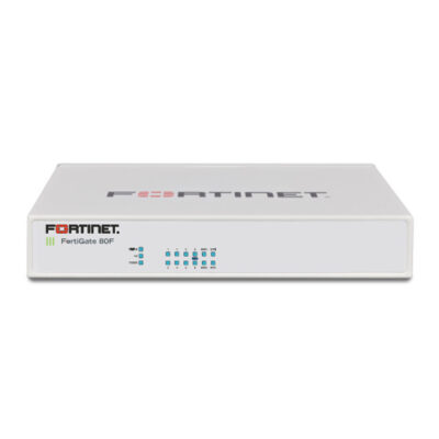 Router Fortinet con Firewall FortiGate 80F + 24×7 FortiCare and FortiGuard UTP 1 Año, Alámbrico, 10Gbit/s, 6x RJ-45