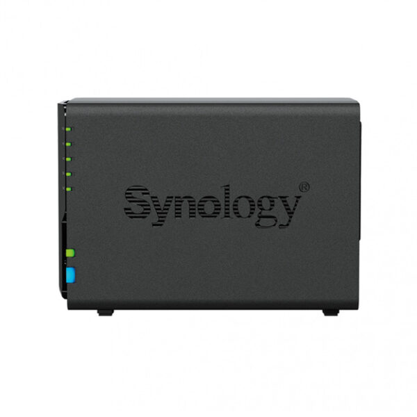 Synology DiskStation DS224PLUS+ NAS de 2 Bahías, Intel Celeron J4125 2.0GHz, SATA, Negro ― No Incluye Discos