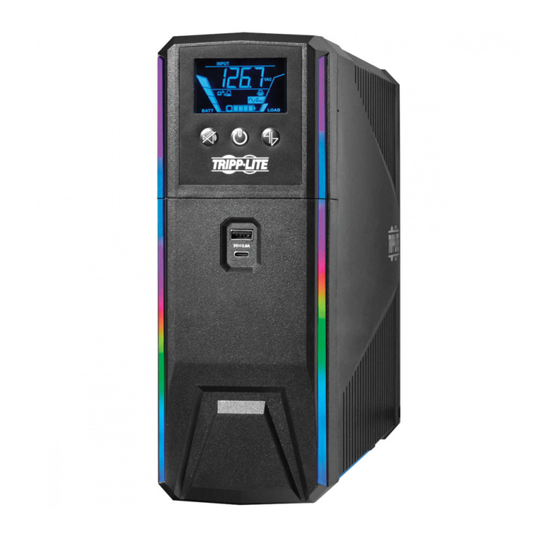 No Break Gamer Tripp Lite SMART1200PSGLCD Línea Interactiva, 750W, 1200VA, Entrada 120V, Salida 120V, 10 Contactos