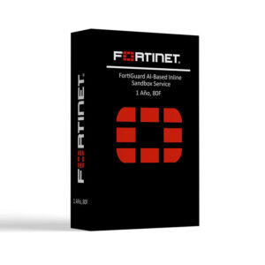 Fortinet FortiGuard AI-based Inline Sandbox Service, 1 Año, para FortiGate 80F | FC-10-0080F-577-02-12