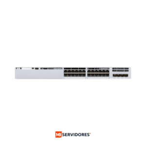 Switch Cisco Catalyst C9300L-24P-4G-E 24 Puertos PoE+ 4 SFP Network Essentials