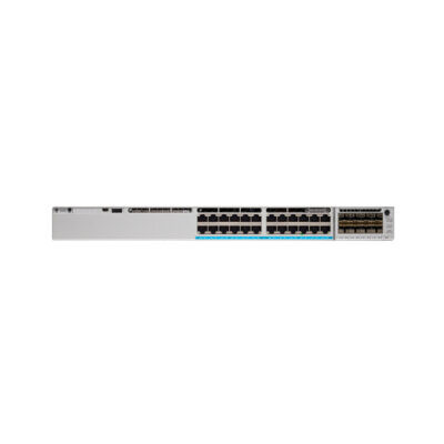 Switch Cisco Gigabit Ethernet Catalyst 9300L, 24 Puertos PoE+ 10/100/1000Mbps + 4 Puertos SFP Uplink, 32000 Entradas – Administrable