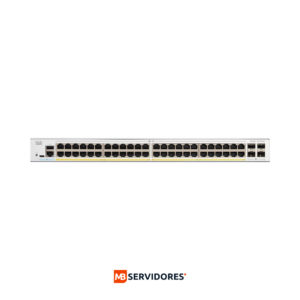 Switch Cisco Gigabit Ethernet Catalyst 1200, 48 Puertos + 4 Puertos SFP, 104 Gbit/s - Administrable | C1200-48T-4G