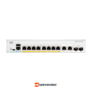 Switch Cisco Catalyst 1300 C1300-8T-E-2G 8 Puertos 2 SFP Gigabit