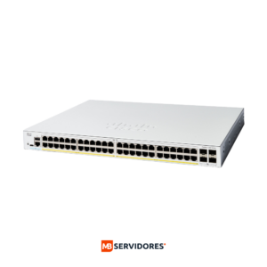 Switch Cisco Catalyst C1200-48P-4X Gestionado 48 Puertos PoE+ 4 Enlaces SFP+ 10G | C1200-48P-4X