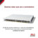 Switch Cisco Gigabit Ethernet Catalyst 1200, 48 Puertos PoE+ 10/100/1000Mbps + 4 Puertos SFP+, 375W, 176 Gbit/s, 8000 Entradas - Administrable